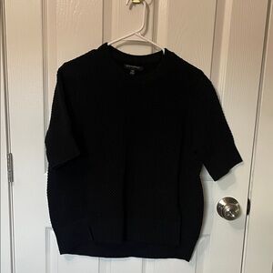 Banana Republic Women's Black Crewneck Sweater